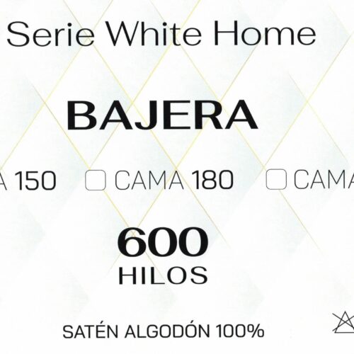 BAJERA 600 HILOS SATÉN ALGODÓN 100%