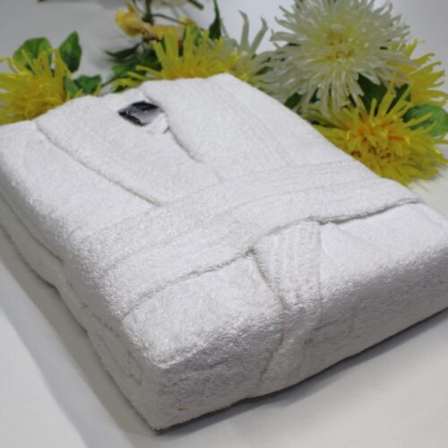 ALBORNOZ BAÑO 100% ALGODÓN (BLANCO)