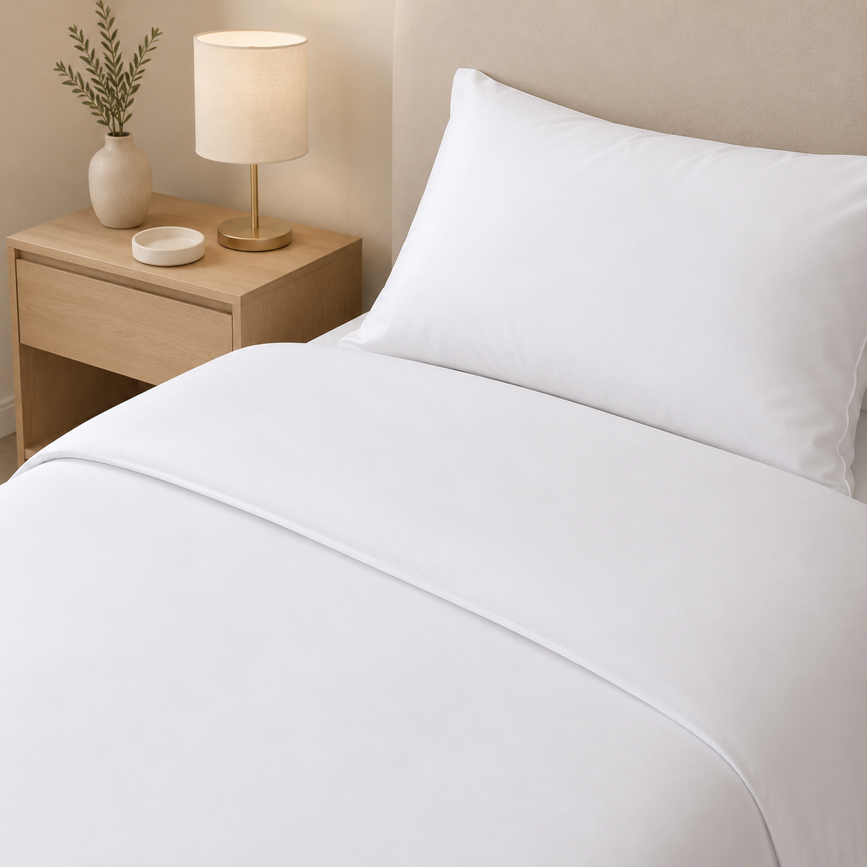 FUNDA NÓRDICA HOTEL PERCAL 200 HILOS 100% ALGODON - Imagen 2